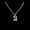  21,1 ketting zilver