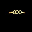  800 meter ring (goud)