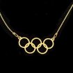 Bestel de  Olympische ketting (verguld) armband