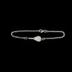 Silver padel bracelet