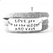 Love you to the moon and back armband