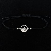 Love the mountains (zilver) armband