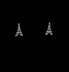Zilveren Eiffeltoren oorbellen 2024 armband
