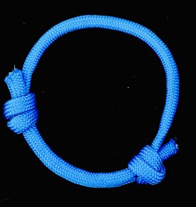 Blauwe verstelbare outdoor/surfarmband armband