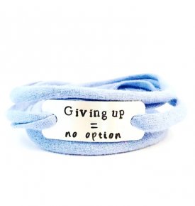 Giving up = no option armband