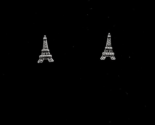Bestel de Zilveren Eiffeltoren oorbellen 2024 armband