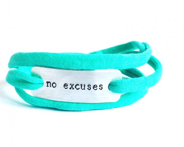 Bestel de no excuses armband