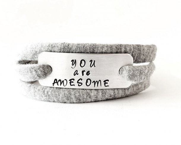 Bestel de You are awesome armband